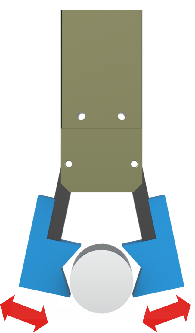 支点ハンドの動作